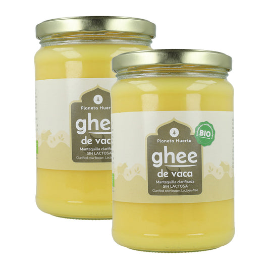 Embalagem de 2 Manteigas Clarificadas Ghee ECO Planeta Huerto 500 g