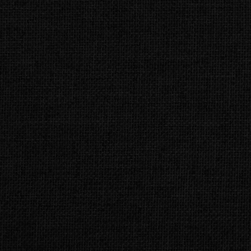 Cama Para Perros De Tela Negra 70x45x28 Cm / Vetonek_5