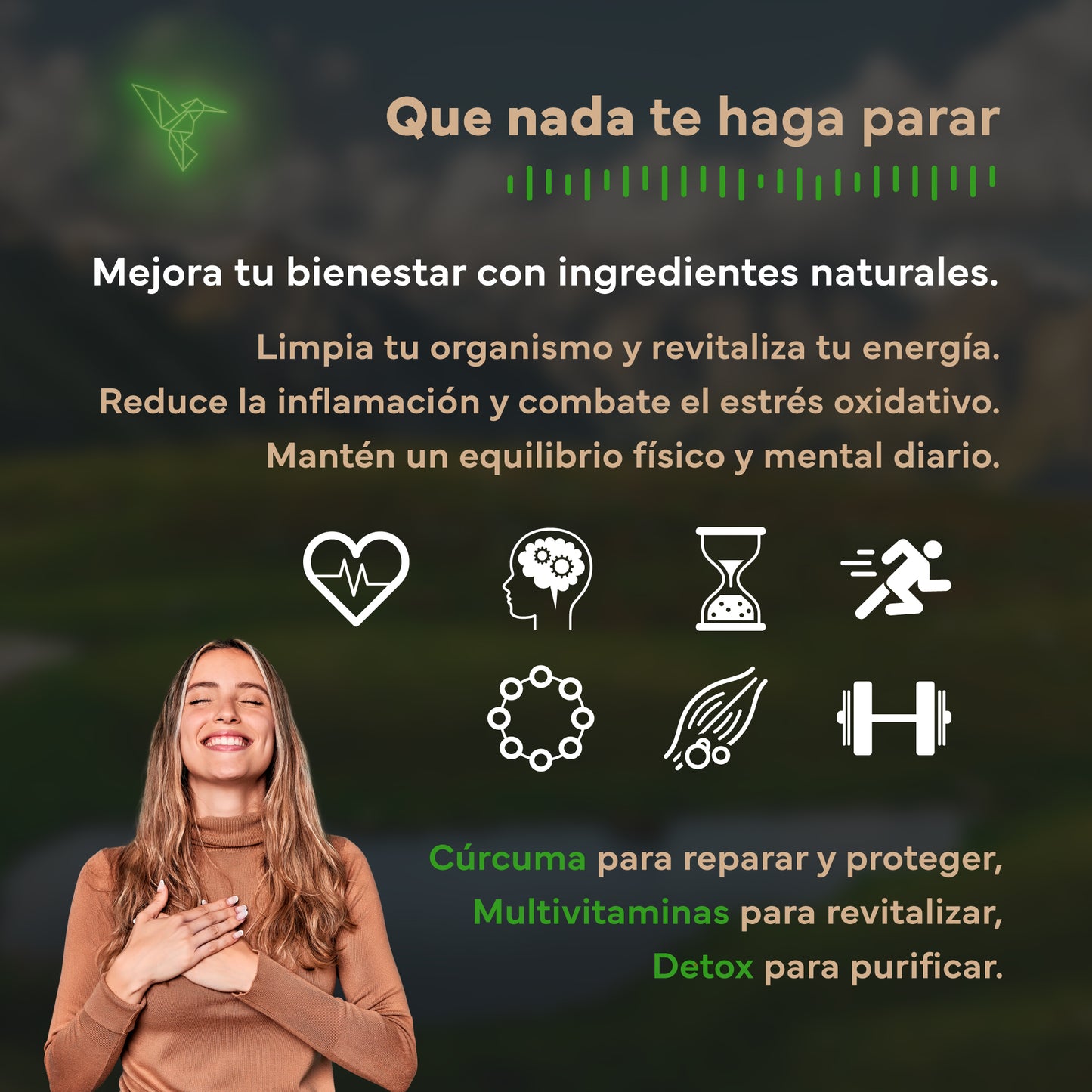 Pack Detox: Detox, Cúrcuma Y Multivitaminas. Sevens Nutrition. Limpieza Hepática Y Energía_4