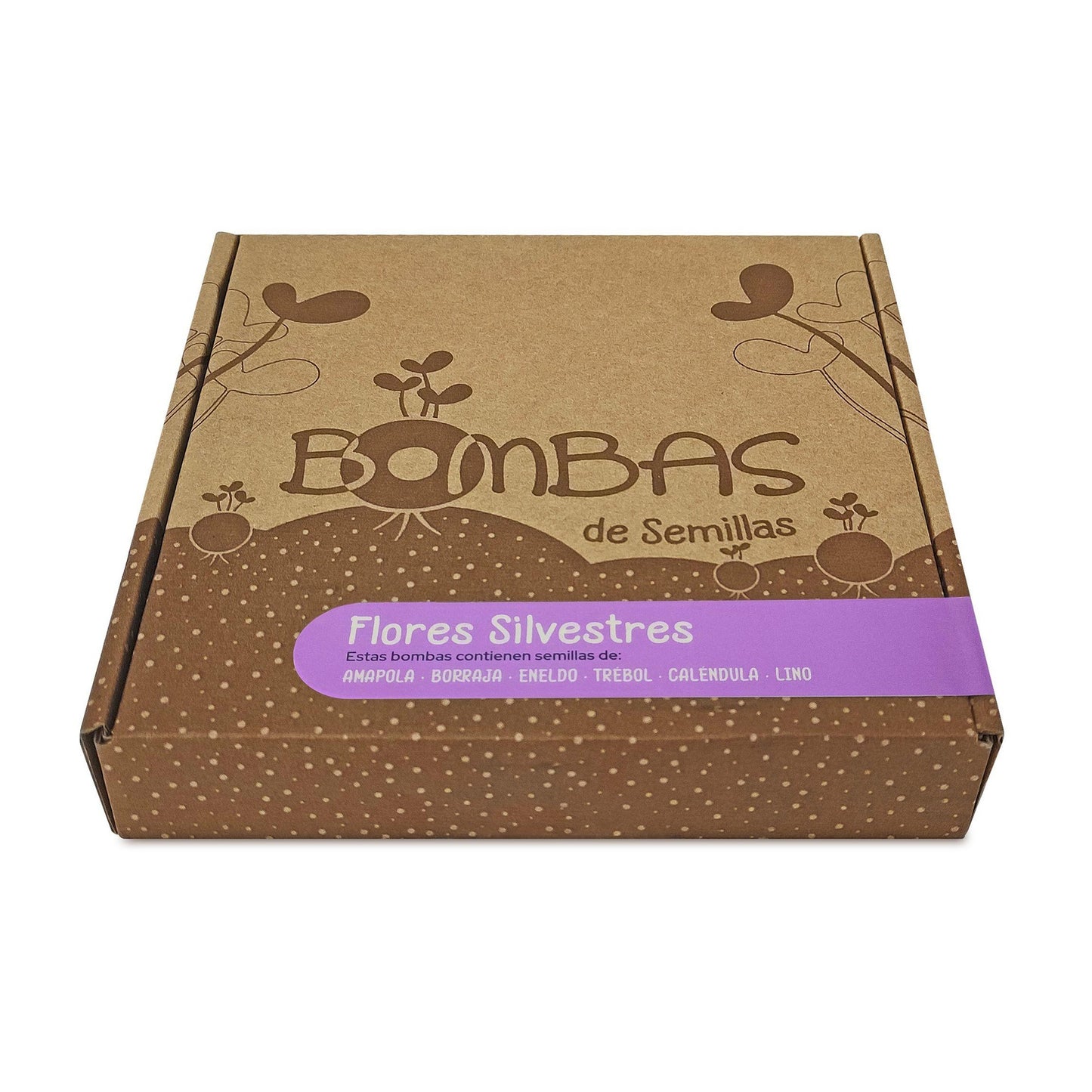 Bombas de sementes de flores silvestres