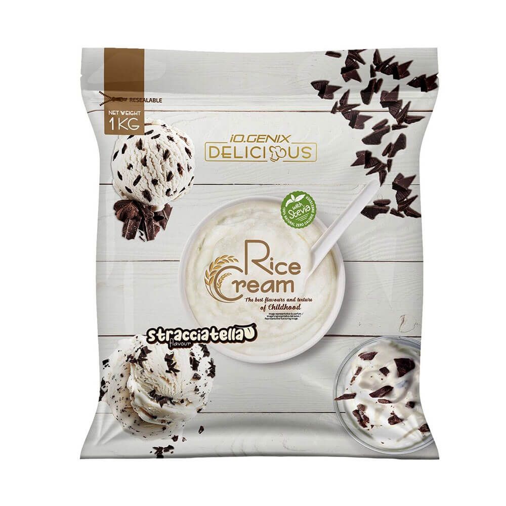 Rice Cream (crema De Arroz) - 1kg - Stracciatella - Harina De Arroz - Io.genix_0