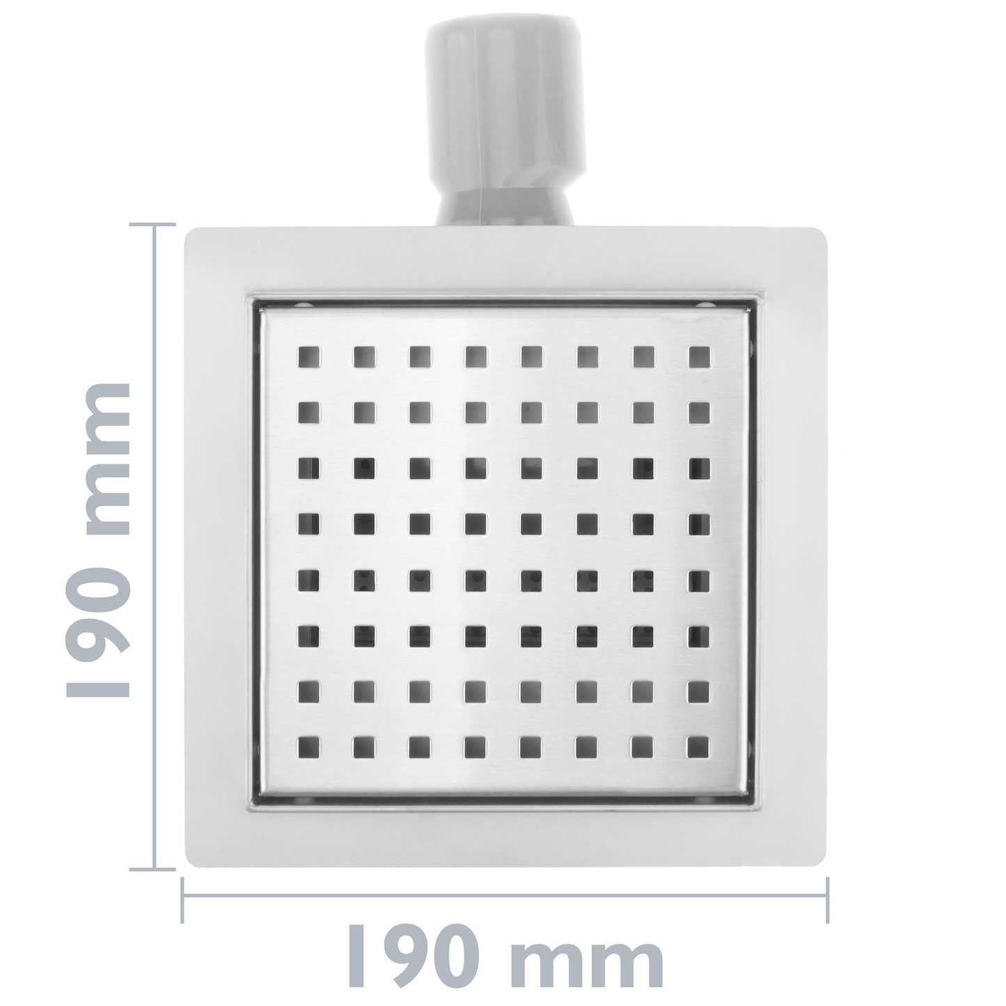 Canaleta De Desagüe Para Ducha Cuadrado 15 Cm Con Rejilla_1