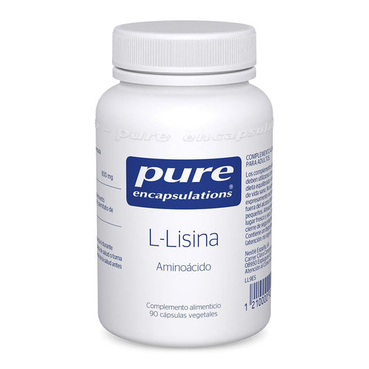 L-Lisina 90cápsulas Encapsulações Puras