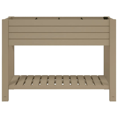 Jardinera Alta Polipropileno Marrón Claro 110x45x79 Cm_2