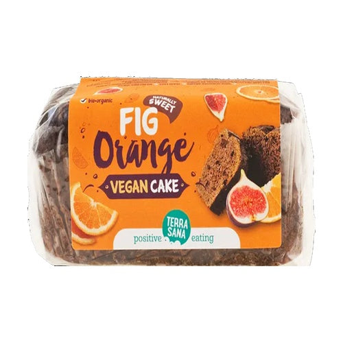 Bolo vegan de figo e laranja 350 g Terrasana