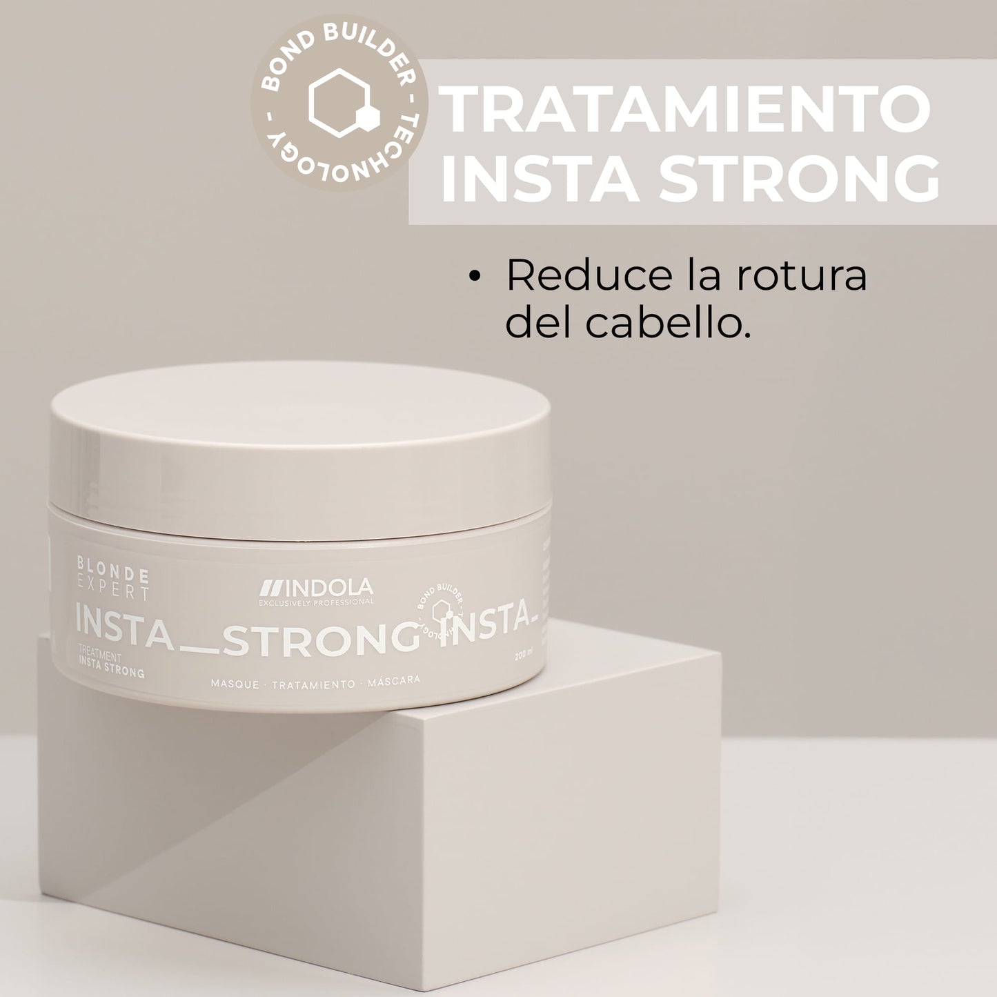 Indola Mascarilla Instastrong Todo Tipo De Rubios Profesional 200ml_1