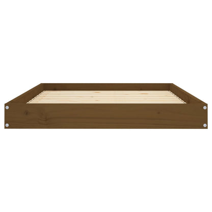 Vidaxl Cama Para Perros Madera Maciza Pino Marrón Miel 101,5x74x9 Cm_3
