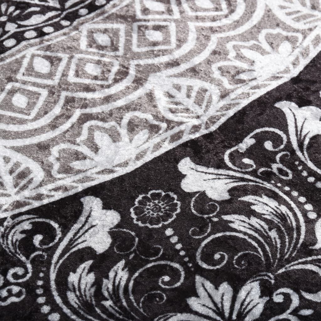 Vidaxl Alfombra Lavable Patchwork Antideslizante Multicolor 80x150 Cm_3