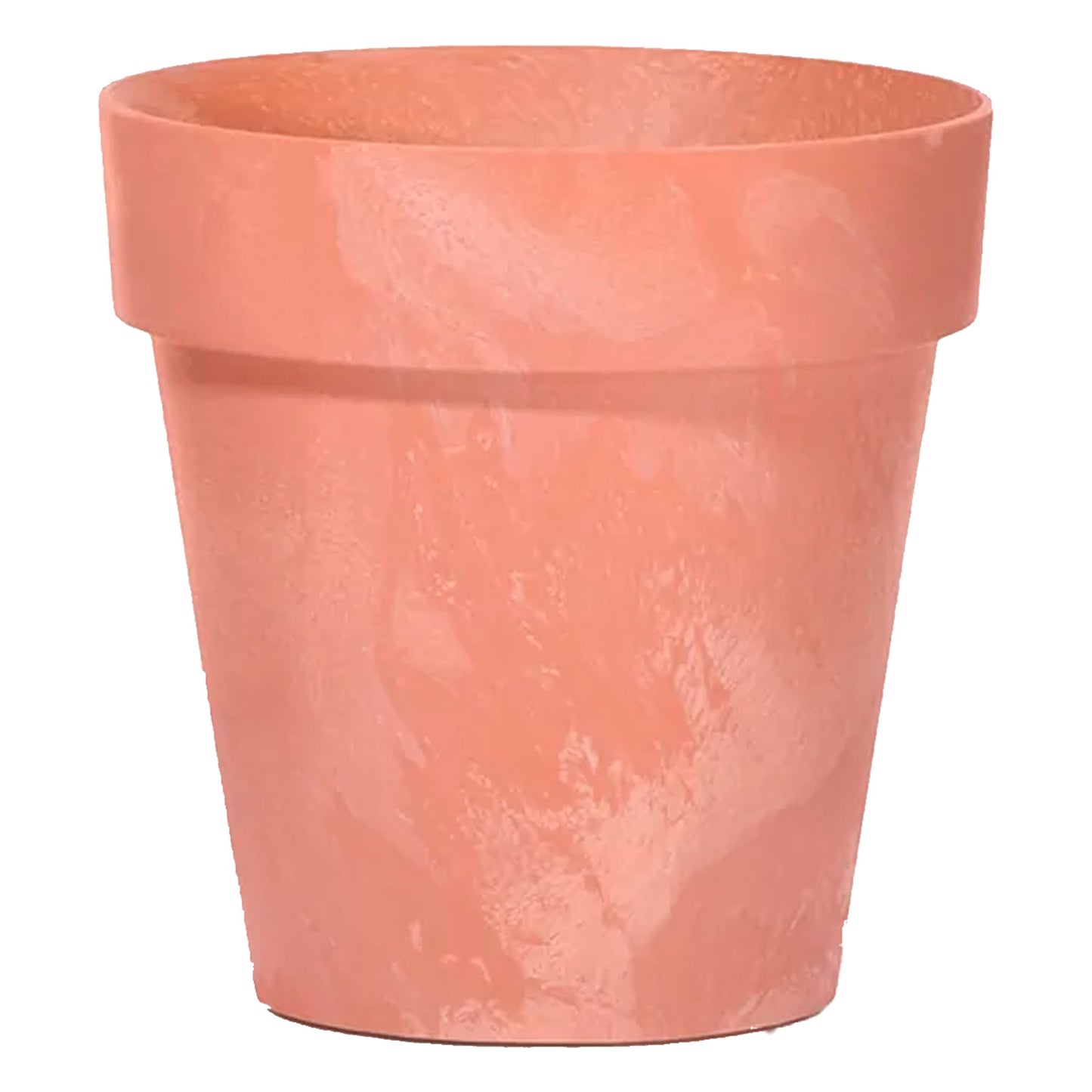 Maceta Cube Beton Effect 7l., Dimensiones (mm) 250x250x221, Color Terracota_0