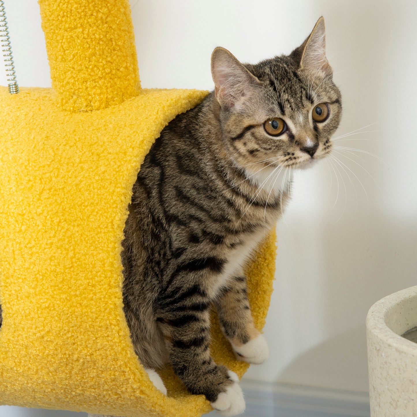 Pawhut Árbol Rascador Para Gatos Postes Con Forma De Cangrejo Bolas 40x29x72 Cm_4