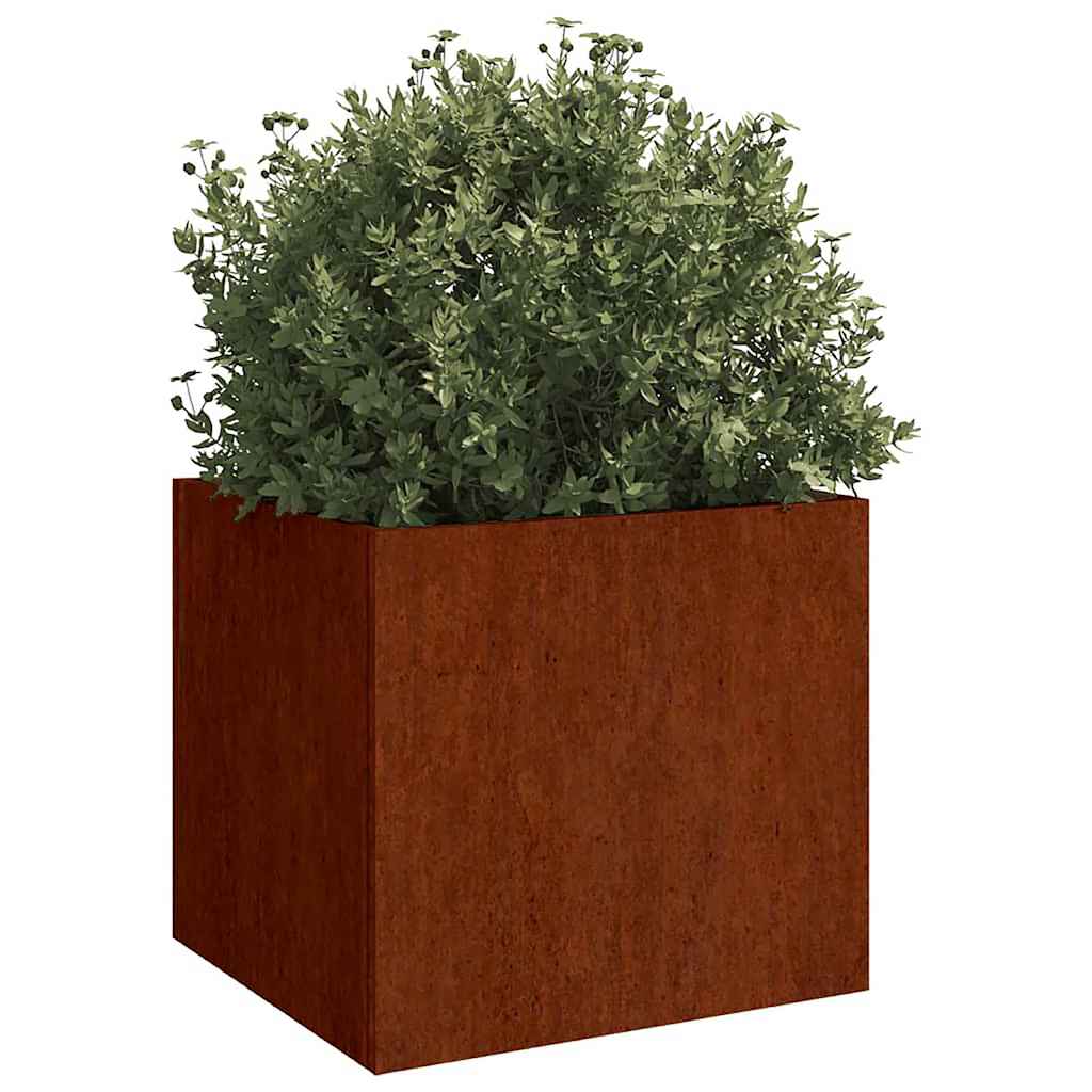 Jardineras 2 Unidades Acero Corten 49x47x46 Cm_2