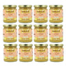 Embalagem de 12 frascos dourados de frango biológico com arroz + 6 meses Smileat, 230g