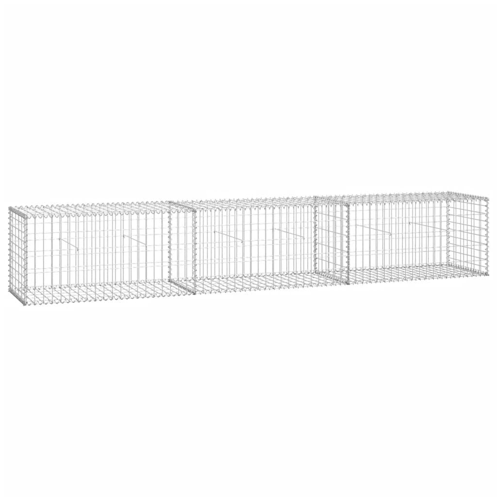 Muro De Gaviones Con Cubiertas Acero Galvanizado 300x50x50 Cm / Vetonek_4