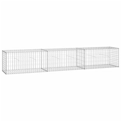 Muro De Gaviones Con Cubiertas Acero Galvanizado 300x50x50 Cm / Vetonek_4