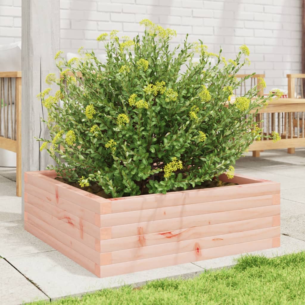 Jardinera Madera Maciza De Abeto Douglas 70x70x23 Cm_2