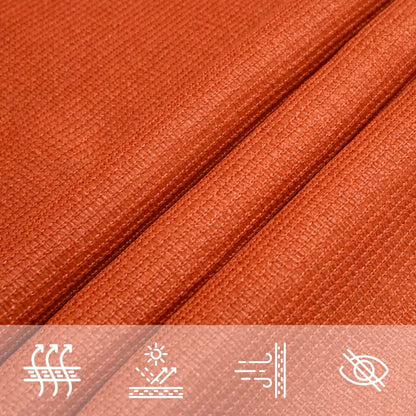Toldo De Vela Cuadrado Hdpe Naranja 160 G/m² 5x5 M_3