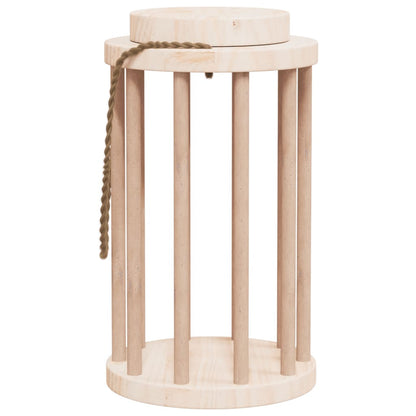 Vidaxl Comedero De Heno Para Conejos Madera Maciza Abeto Ø15x25,5 Cm_3