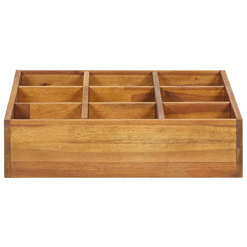 Arriate De Especias Madera Maciza De Acacia 60x60x15 Cm_2