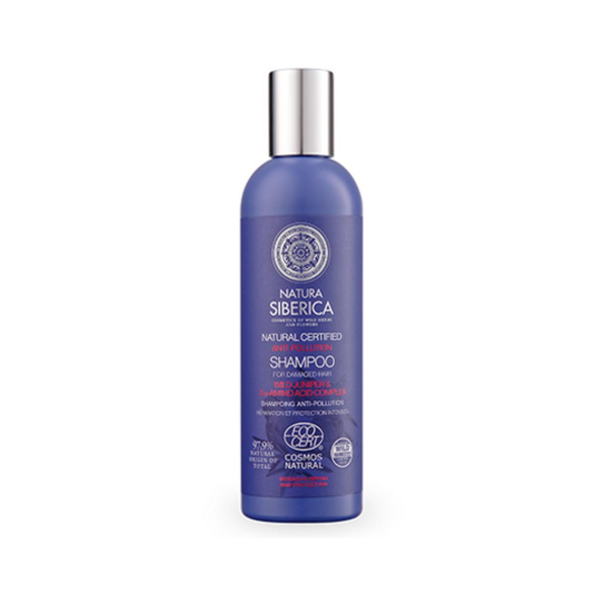 Champô antipoluição natural certificado pela Natura Siberica 270 ml