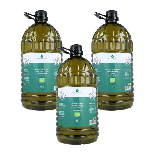 Pack de 3 Azeites Virgem Extra Planeta Huerto ECO 5 L