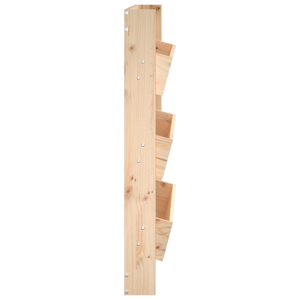 Jardinera De Pared 3 Niveles Madera Maciza Pino 60x18,5x110 Cm_4