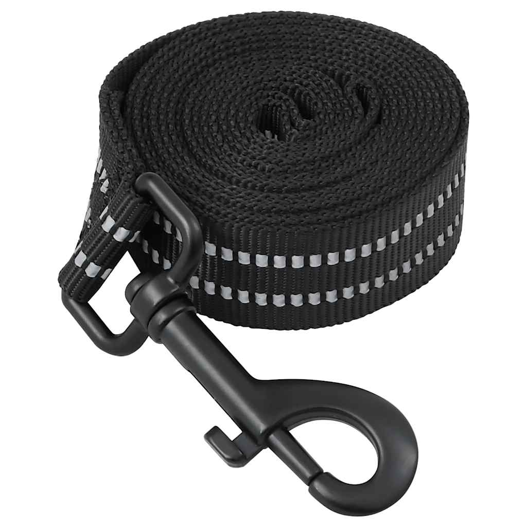 Arnés Para Perros Con Correa Y Collar Ajustable Negro L_5
