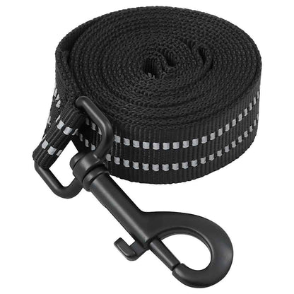 Arnés Para Perros Con Correa Y Collar Ajustable Negro L_5