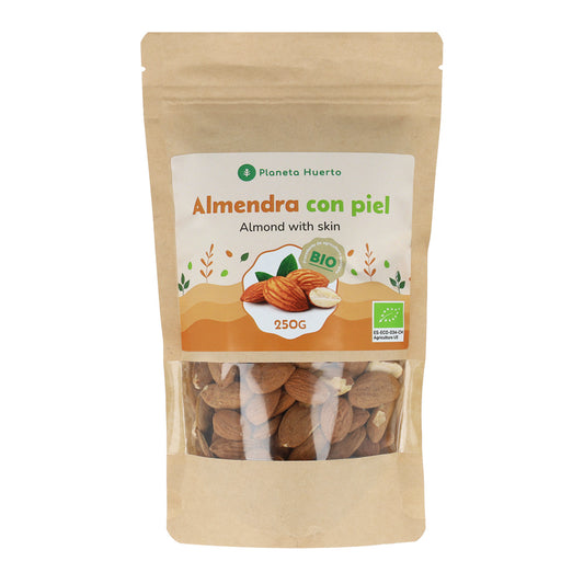 Amêndoas naturais com pele ECO Planeta Huerto 250 g