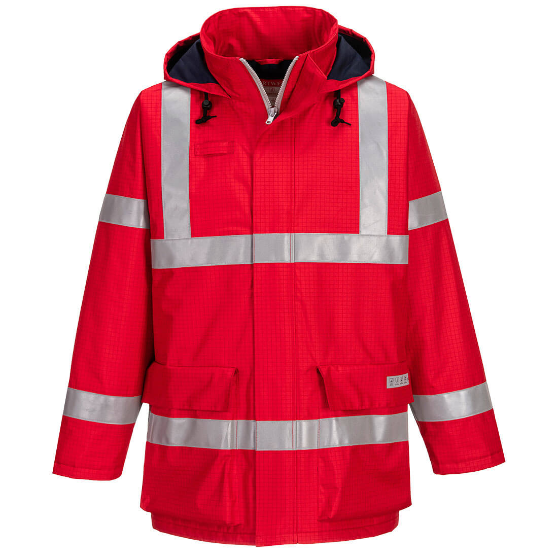 Chaqueta Antiestática E Ignífuga Bizflame Rain / Xxxl / Azulina_2
