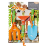 Kit de ferramentas Verdemax Junior completo com 3 ferramentas