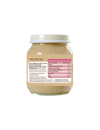 Pote de Pêra Babybio 130g