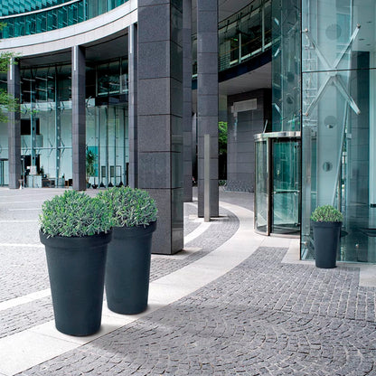 Maceta Classic Tower 86l., Con Depósito, Dimensiones (mm) 480x480x790, Color Ladrillo