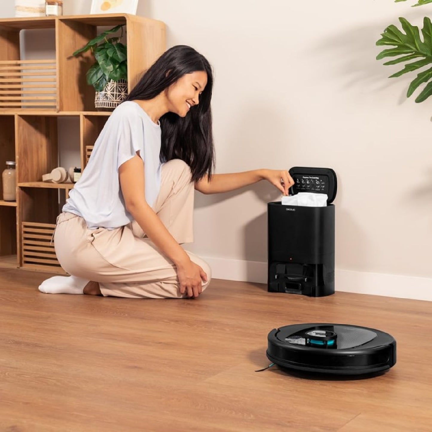 Cecotec Robot Aspirador Conga 7490 Eternal Home X-treme. Tecnología Láser 4en1 Room Plan Base-smartclean 3000 Pa Fregado_1