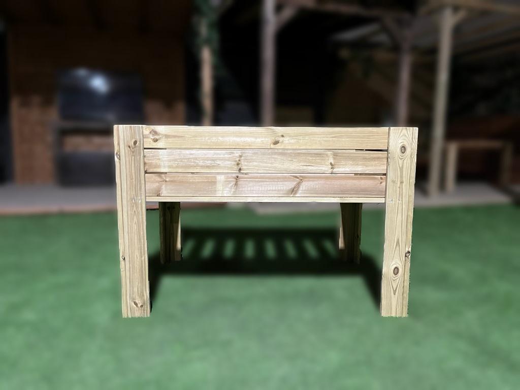 Mesa De Cultivo Bora Profunda 30cm Vidahuerto 80x40x80 Cm.
