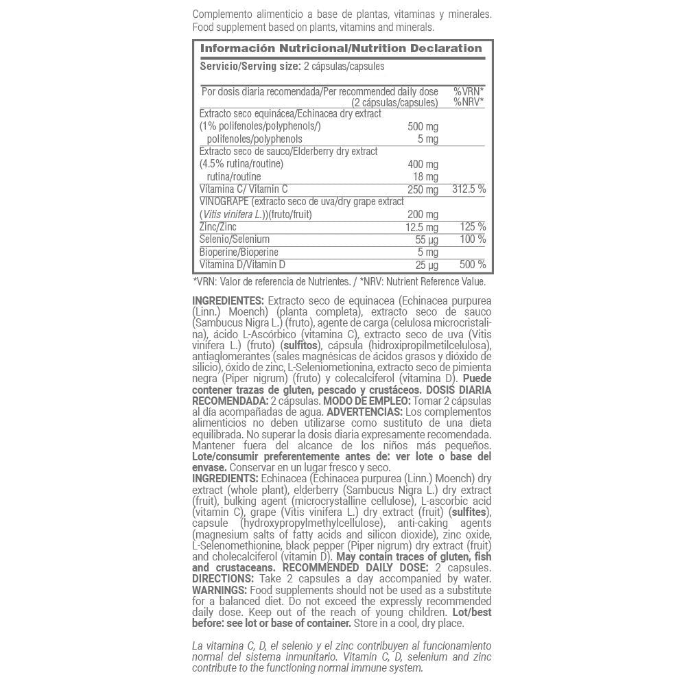 Inmune Advanced - 60 Cápsulas Vegetales - Mejora El Sistema Inmunológico - Masmusculo_4