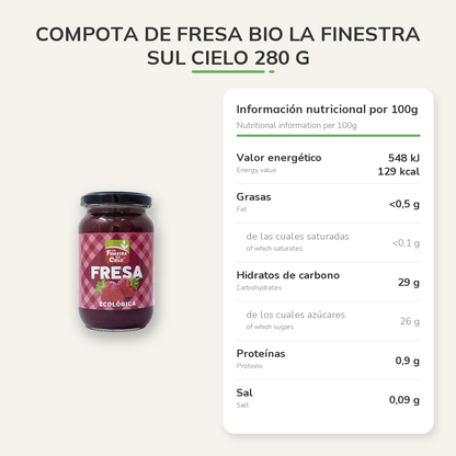 Información nutricional