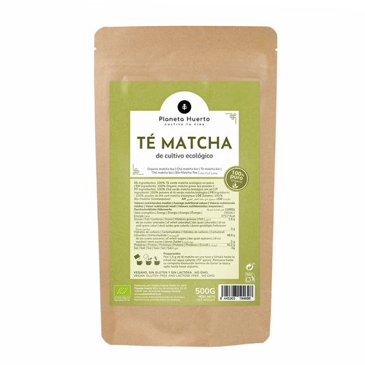 Chá Matcha em Pó ECO Planeta Huerto 500 g