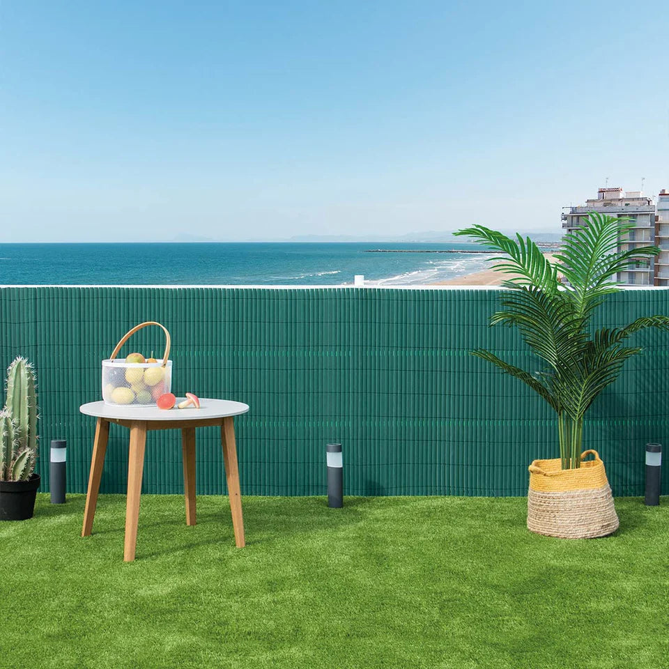 Pack Instalación Cañizo Pvc Recycane 20 Mm 15 Metros Verde 0,9x3 M_2