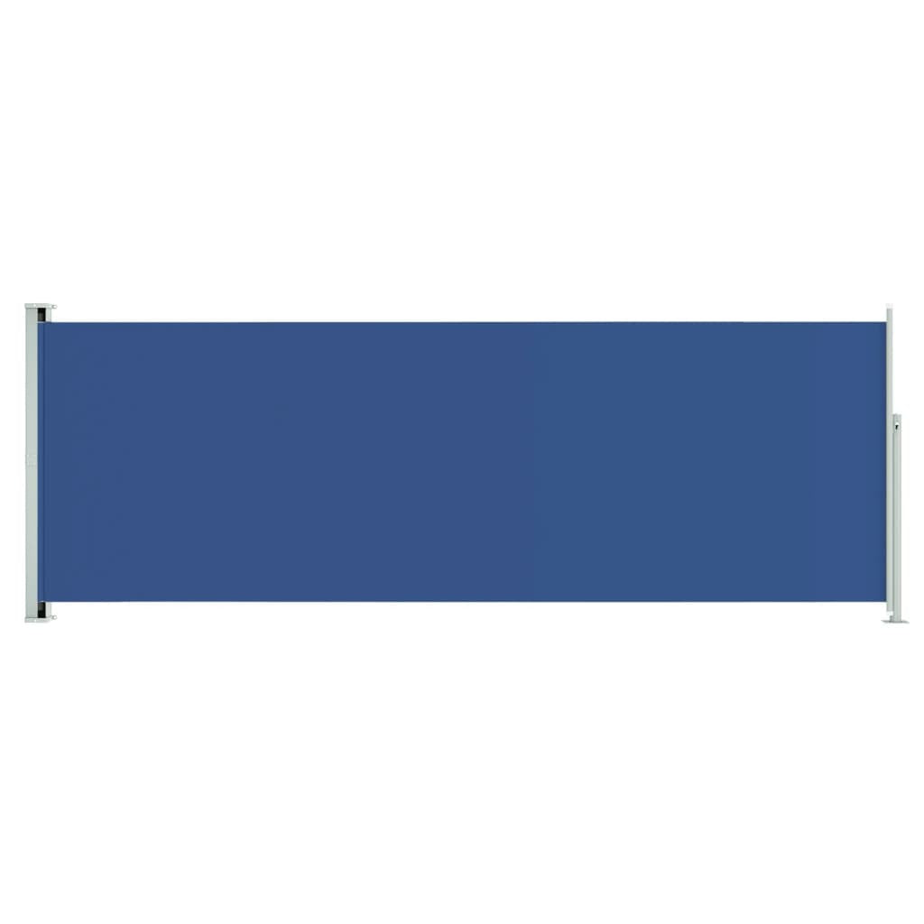 Vidaxl Toldo Lateral Retráctil Para Patio Azul 220x600 Cm_0