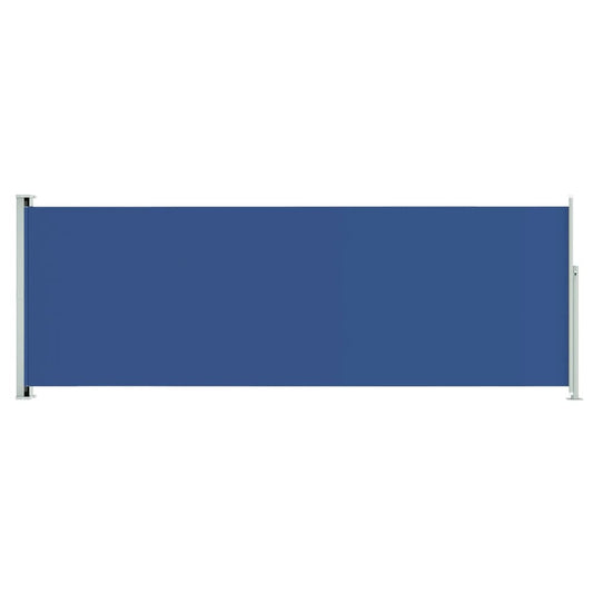 Vidaxl Toldo Lateral Retráctil Para Patio Azul 220x600 Cm_0