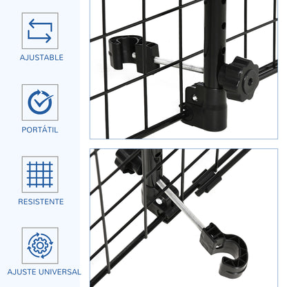 Pawhut Rejilla Seguridad De Coche Para Perros Extensible Universal 91-152x30 Cm_3