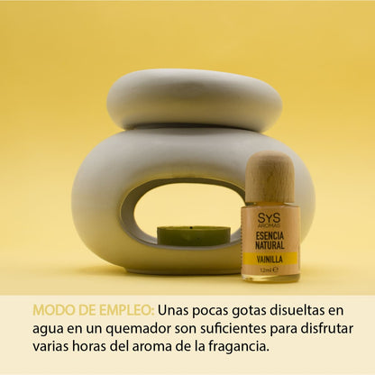 Esencia Natural Vainilla SYS Aromas 12 ml | Aroma Dulce y Caramelizado | Para Quemadores y Humidificadores_1