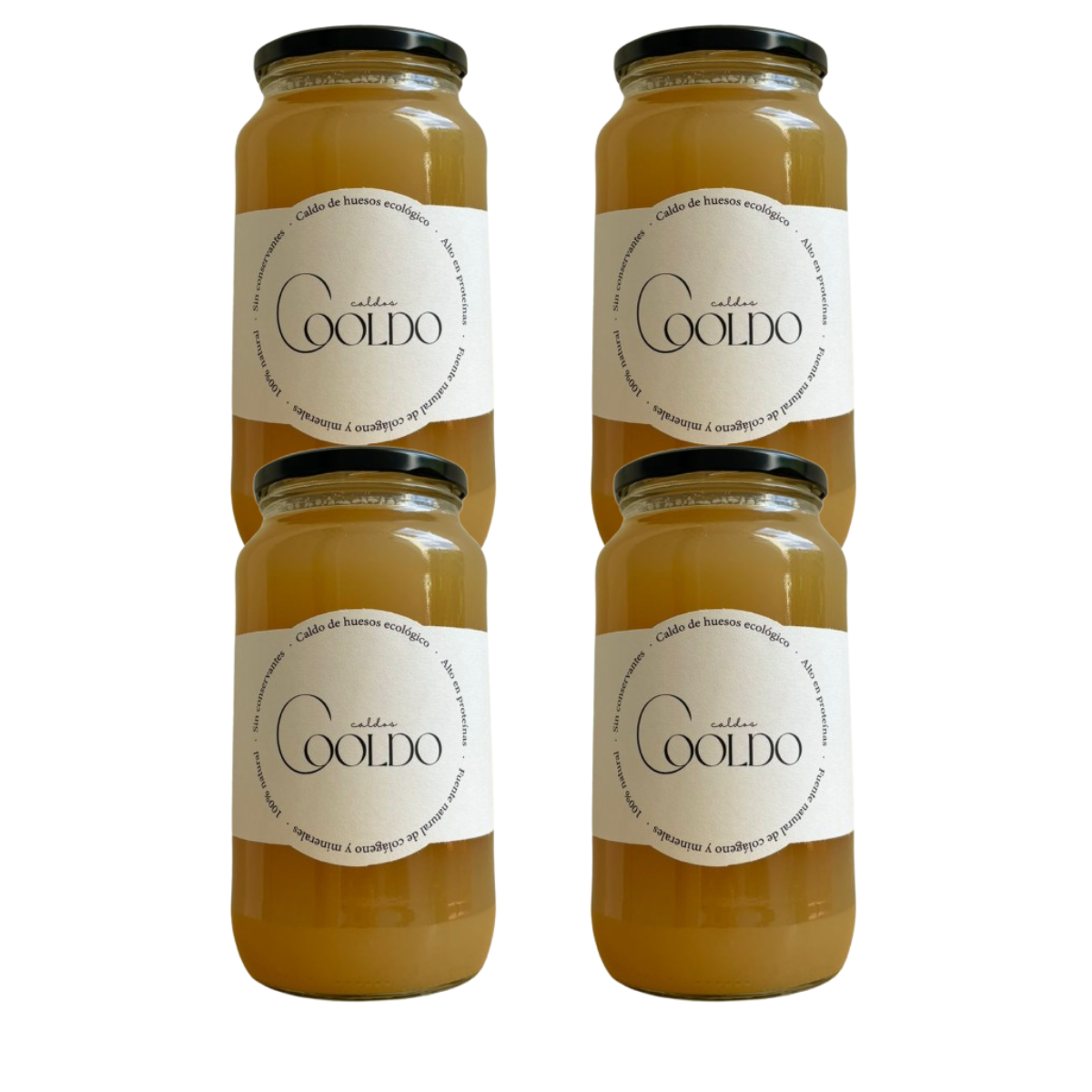 Embalagem x 4 Caldo de Osso Cooldo 870 ml