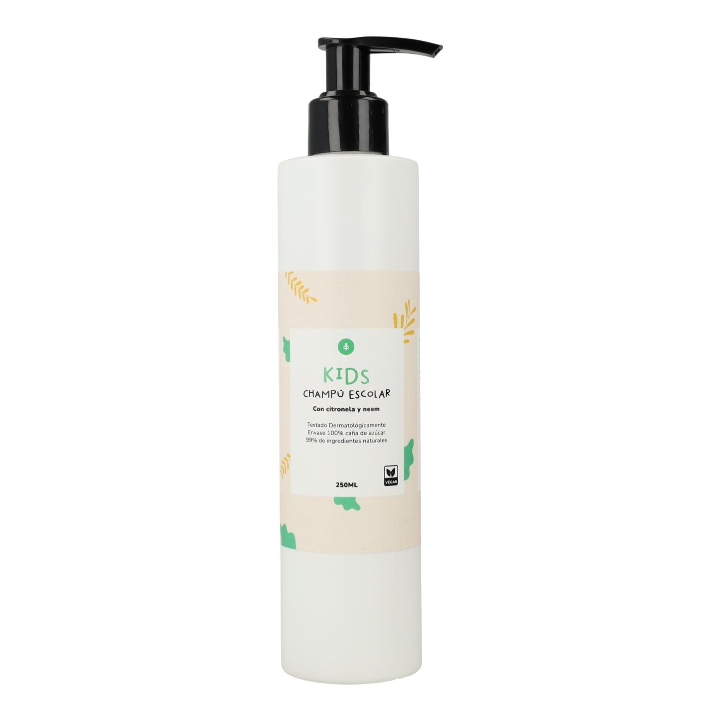 Planeta Huerto Champô escolar Citronela e Neem 250 ml