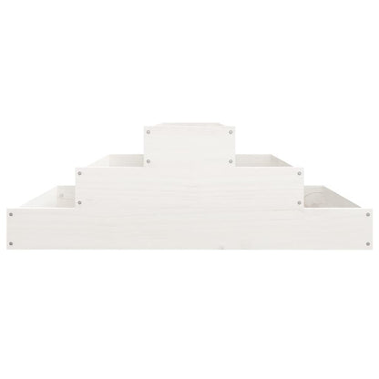 Jardinera De Madera Maciza De Pino Blanco 80x80x27 Cm_4