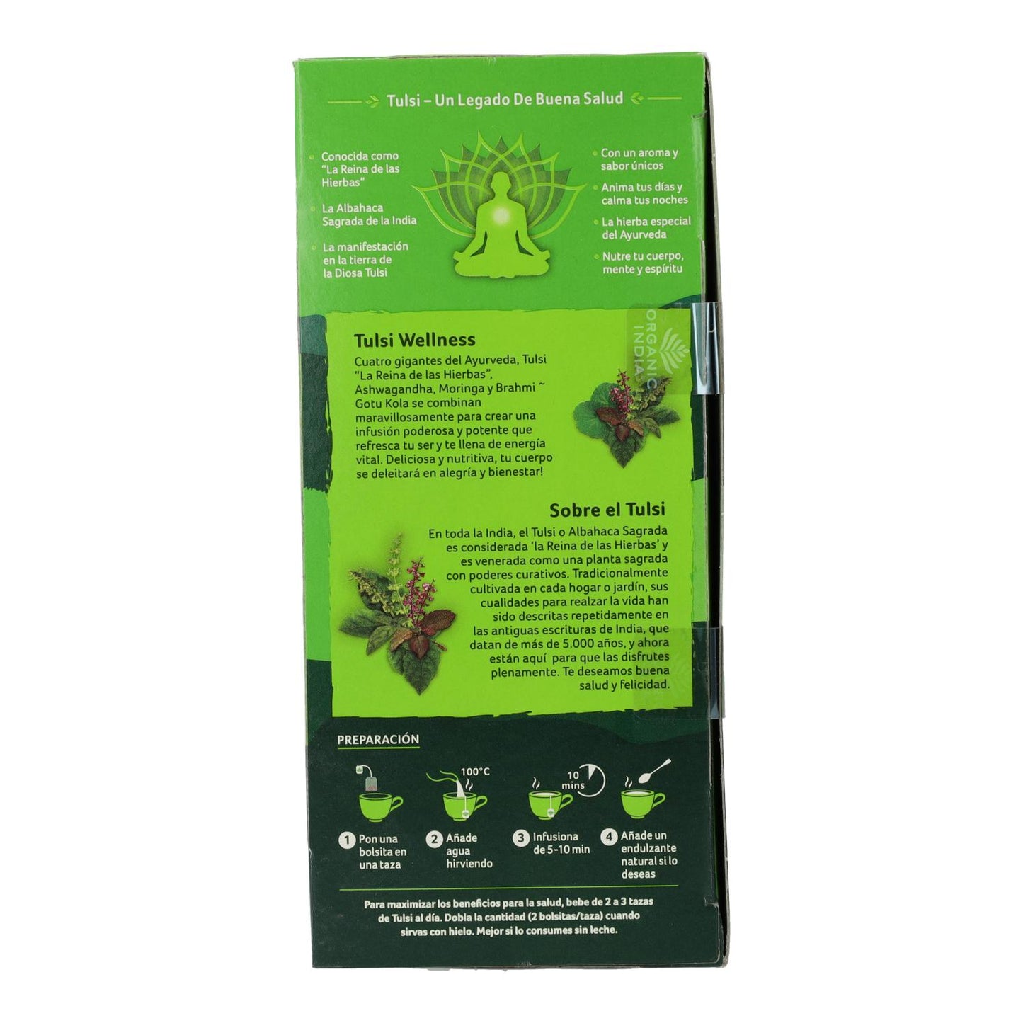 Tulsi Wellness Organic India 25 saquetas