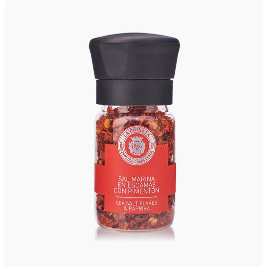 Moinho de Sal Marinho em Flocos La Chinata com Paprika 35g