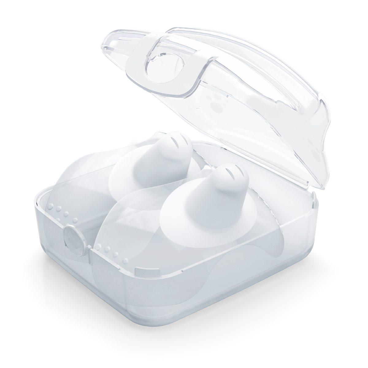 Protetores de mamilos em silicone Chicco SkintoSkin, 2 unidades