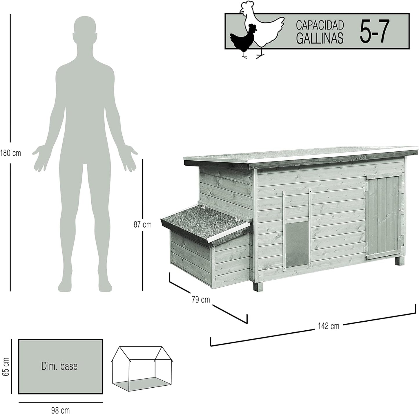 Gallinero Vosges - Fabricación Europea Muy Robusto_1