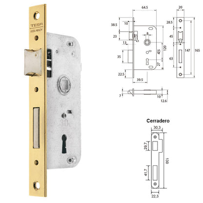 Cerradura Tesa 2002-hl/40_1